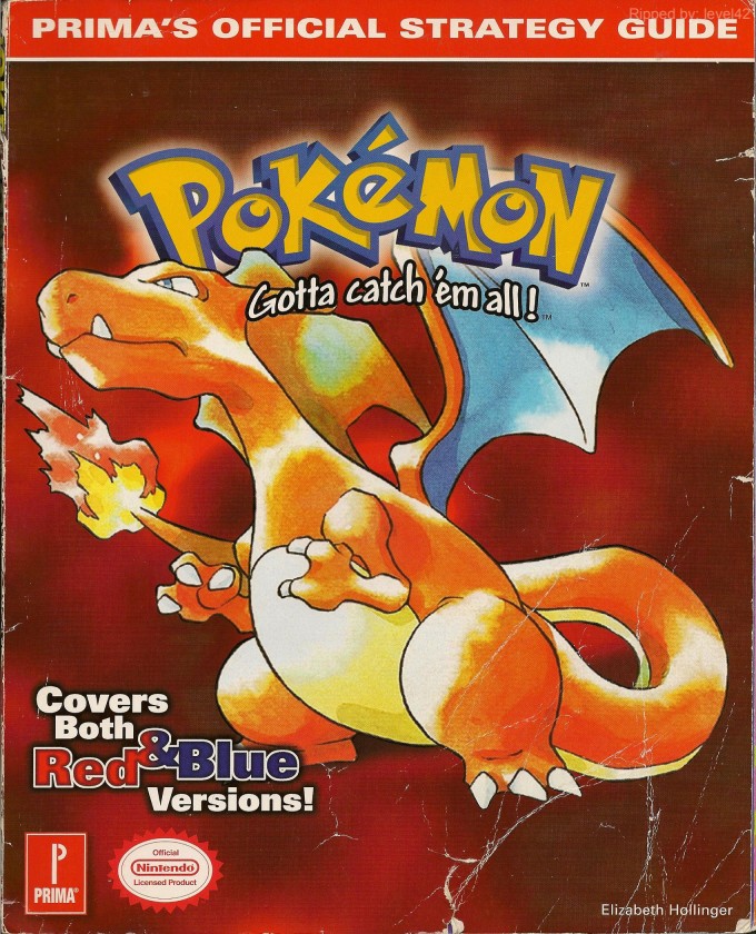 Pokemon Red and Blue Prima 1999 guide cover